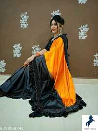 Saree Fabric: Satin SilkBlouse: Running BlouseBlouse Fabric: SilkMultipack: SingleSizes: Free SizeCountry of Origin: India - free size