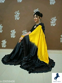 Saree Fabric: Satin SilkBlouse: Running BlouseBlouse Fabric: SilkMultipack: SingleSizes: Free SizeCountry of Origin: India - free size
