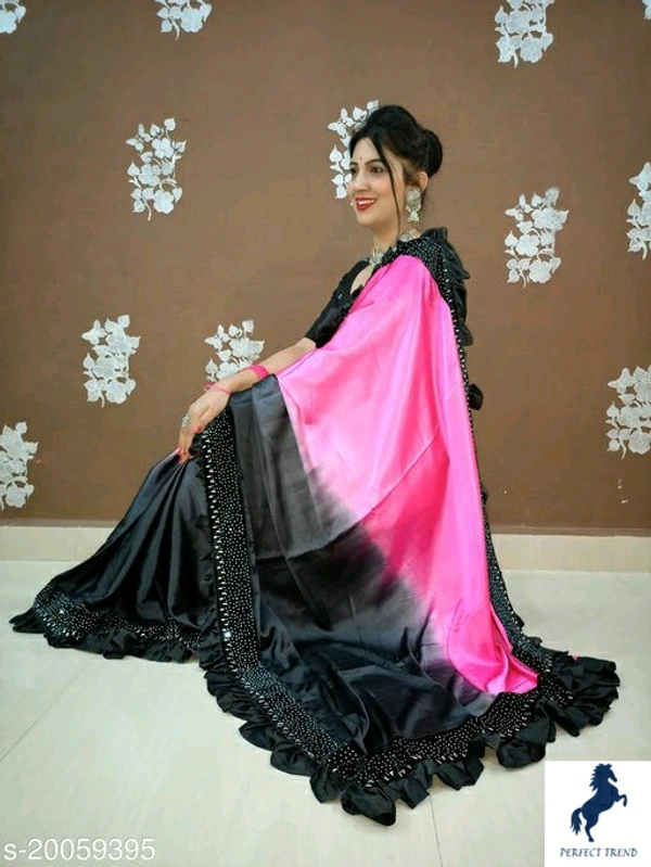 Saree Fabric: Satin SilkBlouse: Running BlouseBlouse Fabric: SilkMultipack: SingleSizes: Free SizeCountry of Origin: India - free size