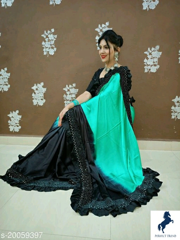 Saree Fabric: Satin SilkBlouse: Running BlouseBlouse Fabric: SilkMultipack: SingleSizes: Free SizeCountry of Origin: India - free size
