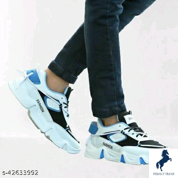 Unique Graceful Men Sports Shoes Material: MeshSole Material: RubberFastening & Back Detail: Lace-UpPattern: SolidMultipack: 1Sizes: IND-7, IND-6, IND-10, IND-9, IND-8Country of Origin: India - 7