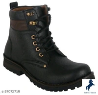 BOOT SHOES FOR MEN Material: NubuckSole Material: PVCPattern: SolidFastening & Back Detail: Lace UpMultipack: 1BOOT SHOES FOR MEN - 10