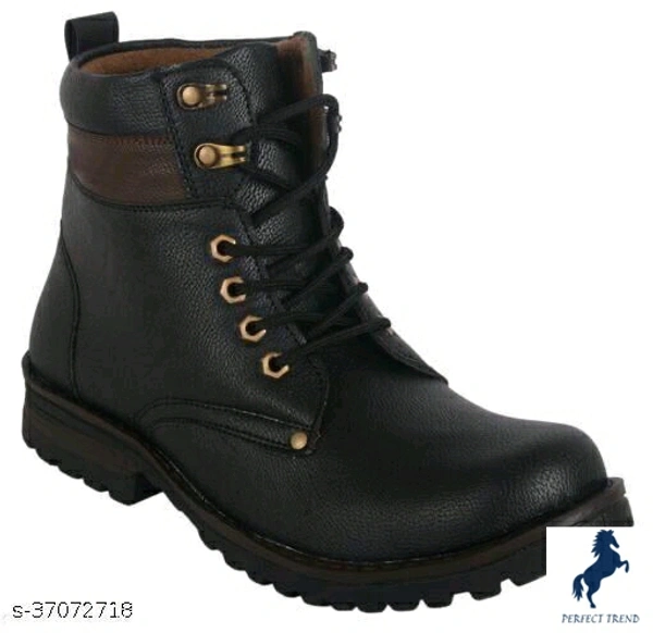 BOOT SHOES FOR MEN Material: NubuckSole Material: PVCPattern: SolidFastening & Back Detail: Lace UpMultipack: 1BOOT SHOES FOR MEN - 10