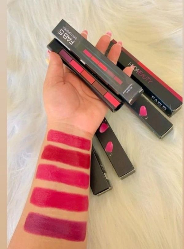 Fab5 5in1 Lipstick  - multicolor 