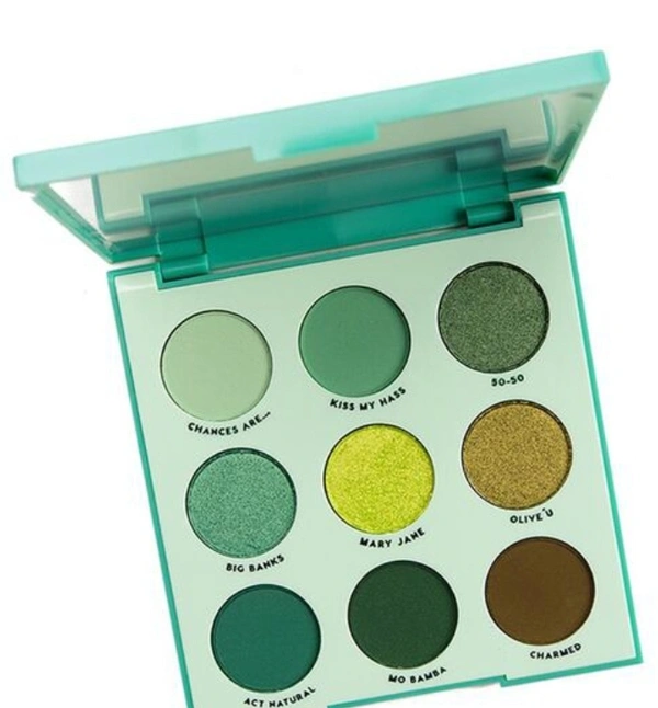 S.f.r Just My Luck Eyeshadow Palette  - green palette 
