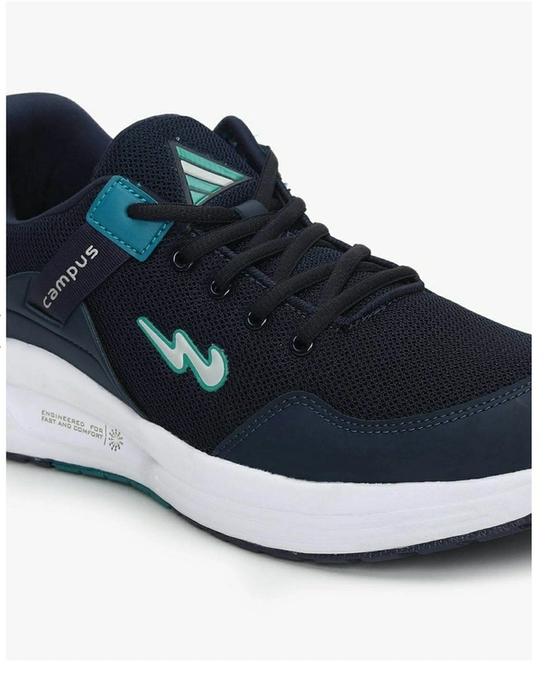 Campus Europa Lace-up Running Shoe - 7, Blue