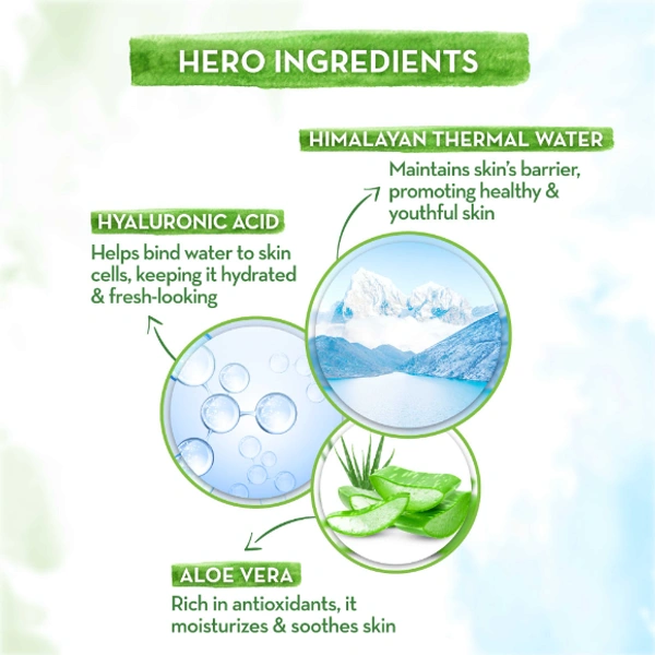 Mama Earth Aqua Glow Gel Face Moisturizer With Himalayan Thermal Water and Hyaluronic Acid for 72 Hours Hydration - 100ml