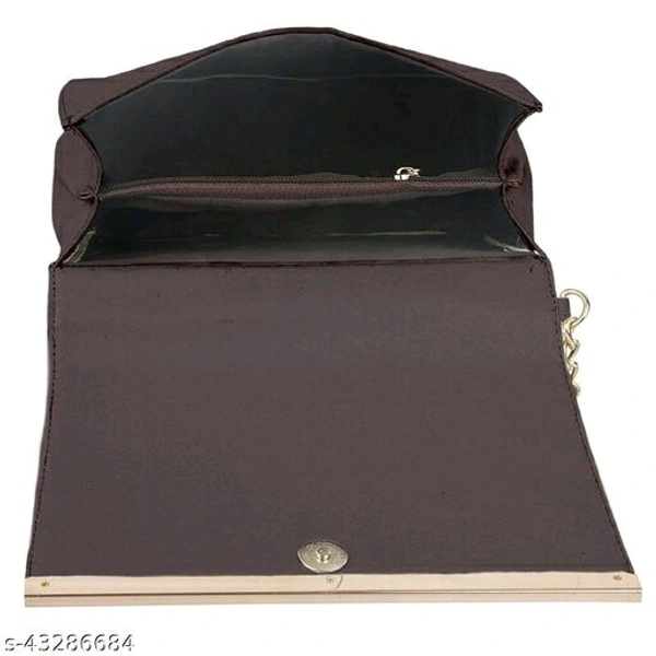 Trendy Women's Black PU Slingbag - Free Size (Length Size: 9 in, Width Size: 3 in, Height Size: 7 in) , Brown