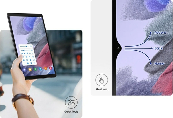 SAMSUNG Galaxy Tab A7 Lite 3 GB RAM 32 GB ROM 8.7 inches with Wi-Fi+4G Tablet (Silver) - 8.7 Inches, Silver