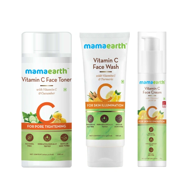 Mama Earth Vitamin C Skincare Regimen Kit