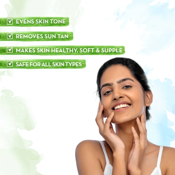 Mama Earth Ubtan Face Mask with Saffron and Turmeric for Skin Brightening and Tan Removal - 100g