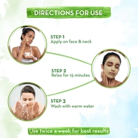 Mama Earth Ubtan Face Mask with Saffron and Turmeric for Skin Brightening and Tan Removal - 100g