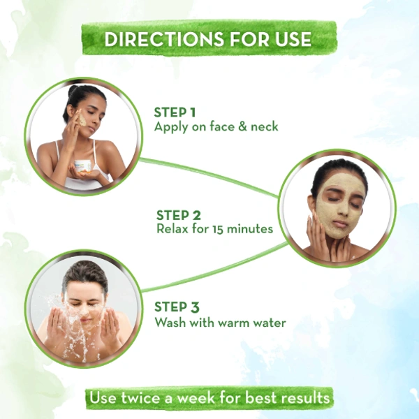 Mama Earth Ubtan Face Mask with Saffron and Turmeric for Skin Brightening and Tan Removal - 100g