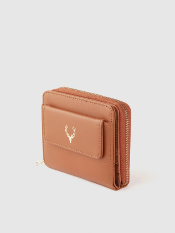 Allen Solly Women Brown 🤎 Two Fold Wallet - Free Size, Brown