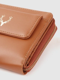 Allen Solly Women Brown 🤎 Two Fold Wallet - Free Size, Brown