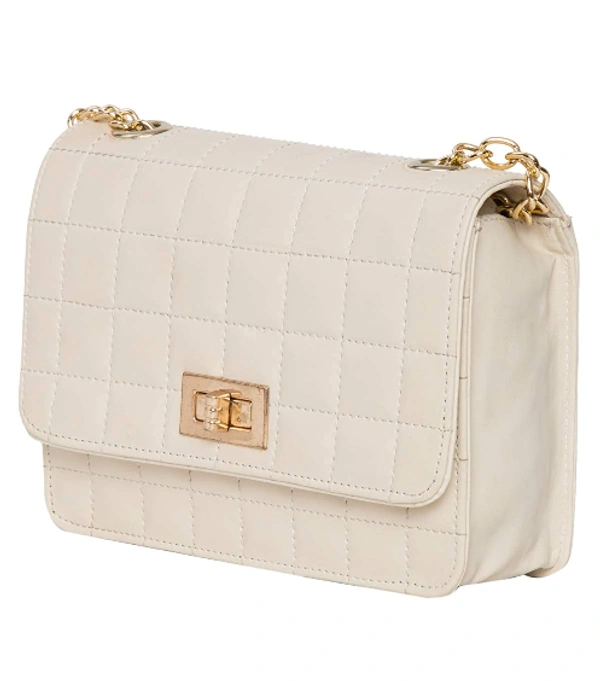 ADISA Women's Sling Bag Cream