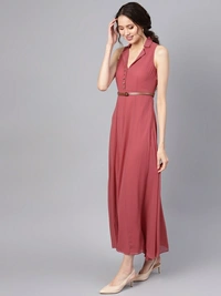 Sassafras Women Maxi Pink Dress - XL, Pink