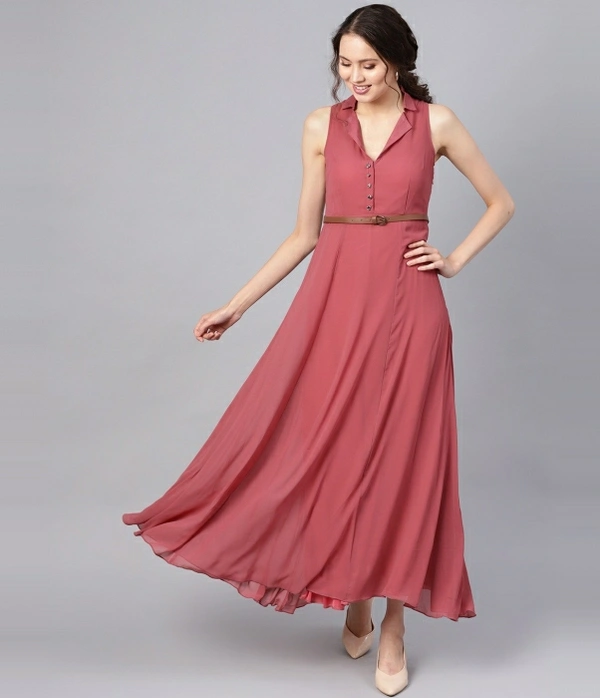 Sassafras Women Maxi Pink Dress - XL, Pink