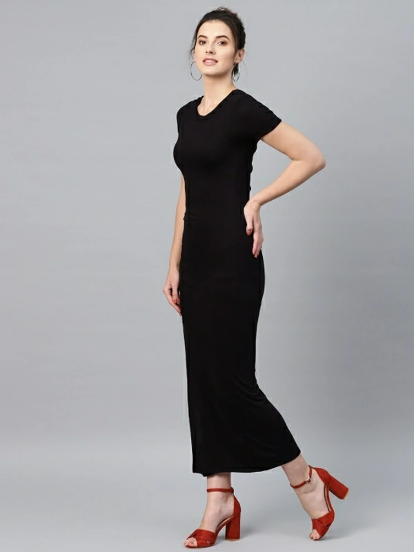 Sassafras Women Sheath Black Dress - L, Black 🖤
