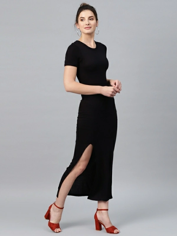 Sassafras Women Sheath Black Dress - XXL, Black 🖤