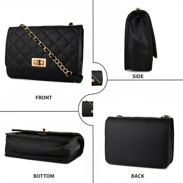 Amyence Black Sling Bag AY-WSB-Diamond-Black - Black 🖤