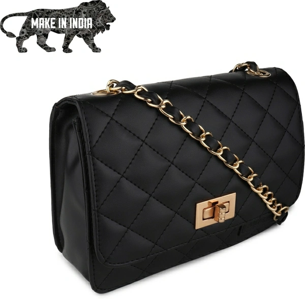Amyence Black Sling Bag AY-WSB-Diamond-Black - Black 🖤