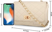 Amyence White Sling Bag AY-WSB-Diamond- White 🤍 - White 🤍