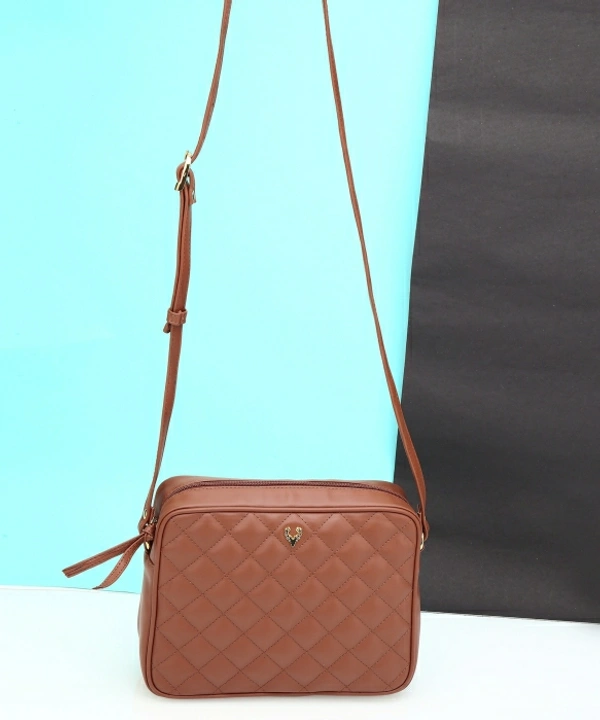 Allen Solly Tan Sling Bag - Tan