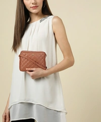 Allen Solly Tan Sling Bag - Tan
