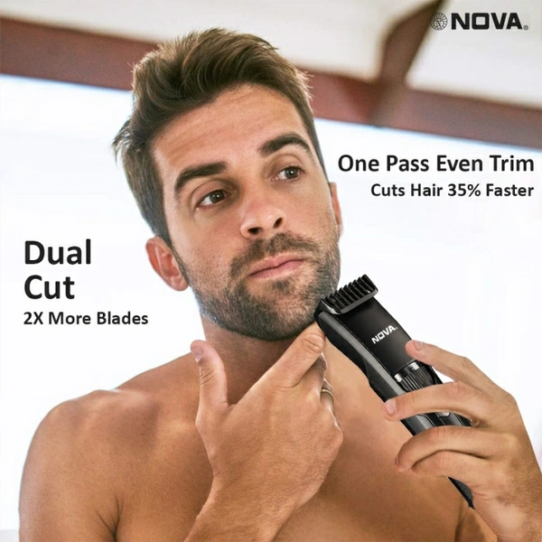 Nova NOVA NHT 1052 USB  Runtime: 90 min Trimmer for Men - Black
