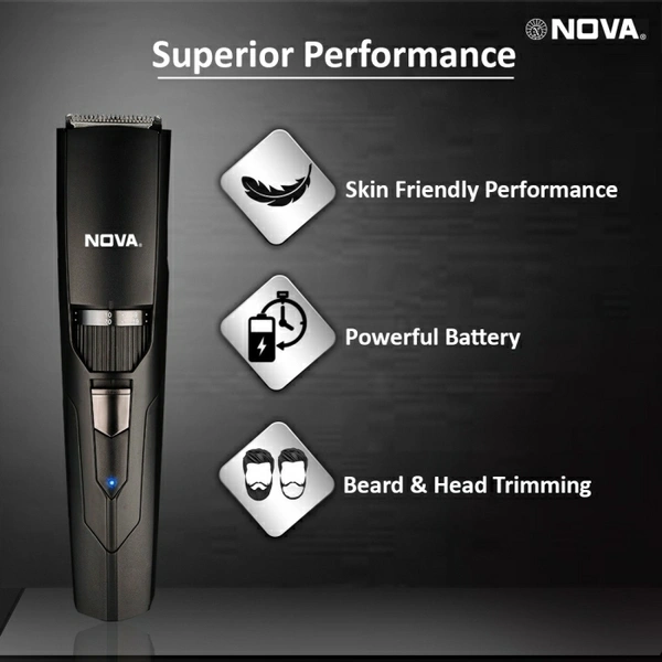 Nova NOVA NHT 1052 USB  Runtime: 90 min Trimmer for Men - Black