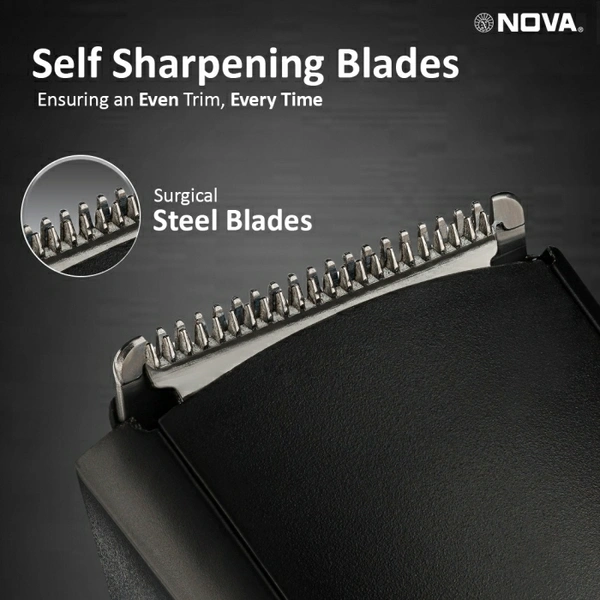 Nova NOVA NHT 1052 USB  Runtime: 90 min Trimmer for Men - Black
