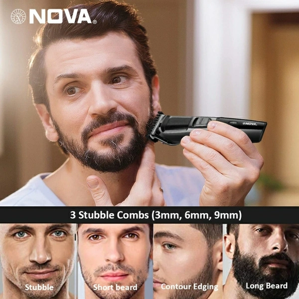 Nova NOVA NHT 1076  Runtime: 30 min Trimmer for Men - Black 🖤