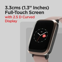 boAt Storm Smartwatch (Pink Strap, Regular) - Pink, 3.3 cms (1.3 Inches)
