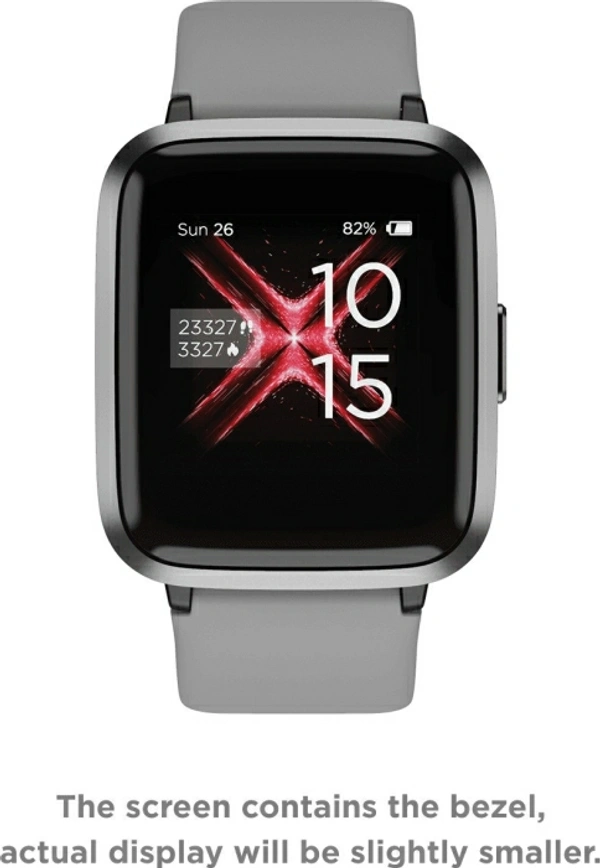 boAt Storm Smartwatch (Grey Strap, Regular) - Grey, 3.3 cms (1.3 inches)