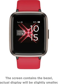 boAt Storm Smartwatch (Red Strap, Regular) - Red, 3.3 cms (1.3 inches)