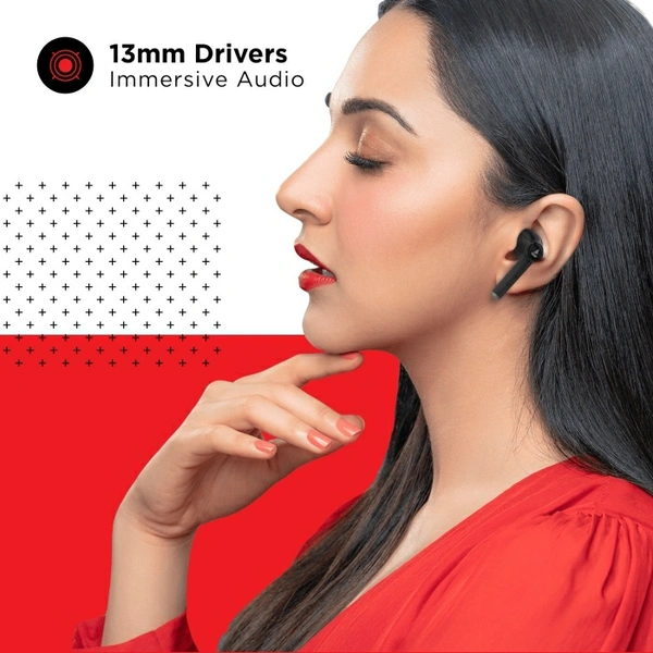 boAt Airdopes 131 Bluetooth Headset Active Black 🖤 - Active Black 🖤