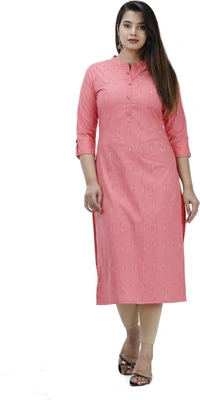 Glowworld Women Printed Straight Kurta - Pink, XL