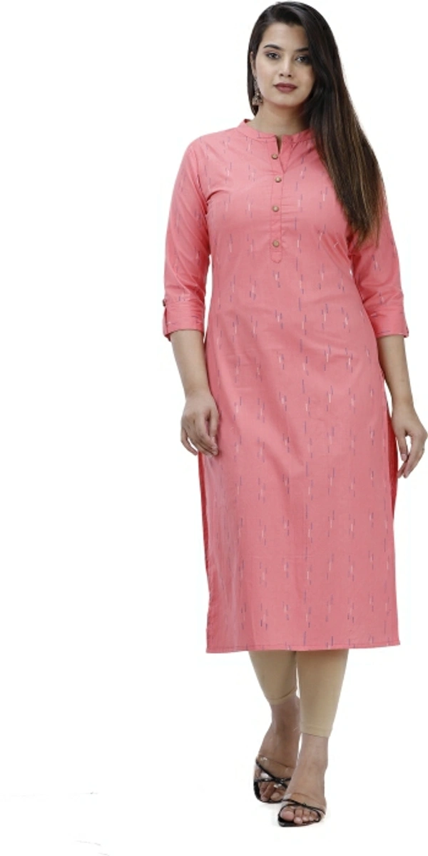 Glowworld Women Printed Straight Kurta - Pink, XL