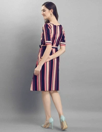 Selvia Women A-line Multicolor - XL, Multi-Color