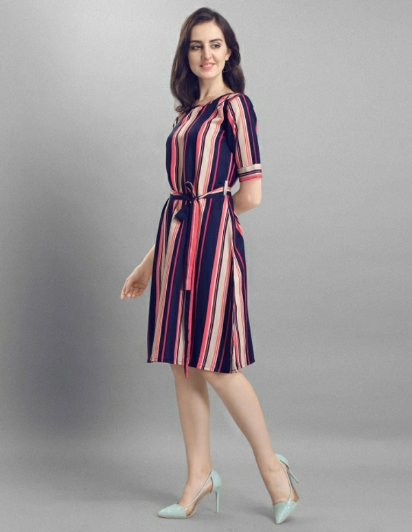 Selvia Women A-line Multicolor - XL, Multi-Color