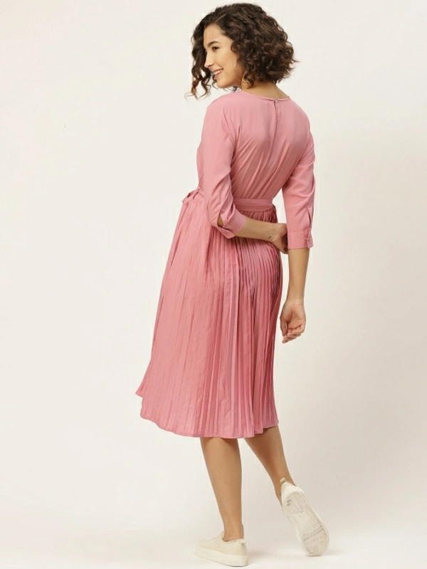 Dressberry Women A-line Pink Dress - Pink, L