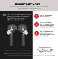 boAt Airdopes 431 Bluetooth Headset (Active Black 🖤) - Active Black 🖤