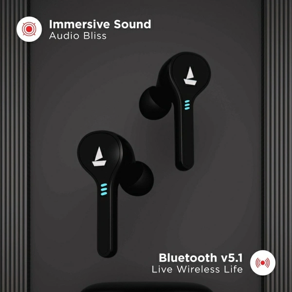 boAt Airdopes 431 Bluetooth Headset (Active Black 🖤) - Active Black 🖤