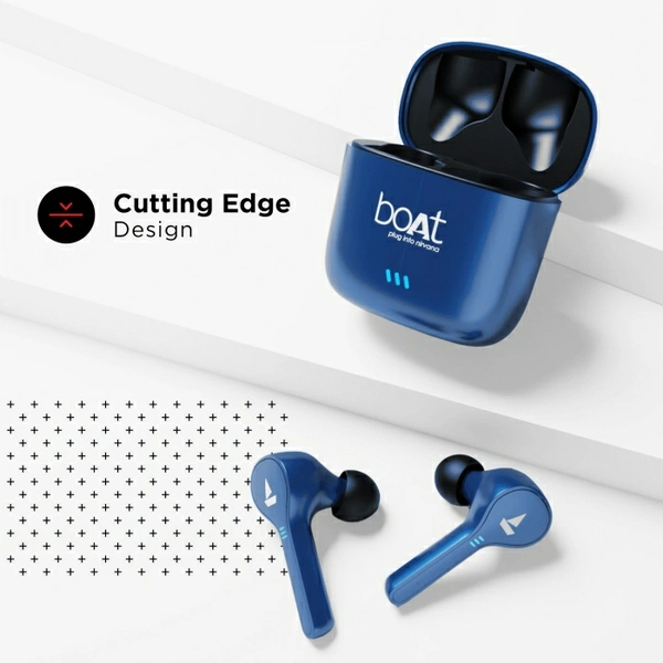 boAt Airdopes 431 Bluetooth Headset (Sporty Blue 💙) - Sporty Blue