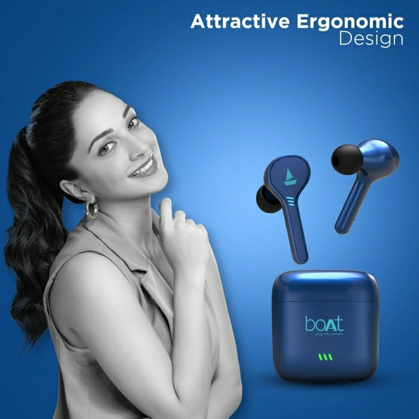 boAt Airdopes 431 / Airdopes 433 Bluetooth Headset  Blue💙 - Blue 💙