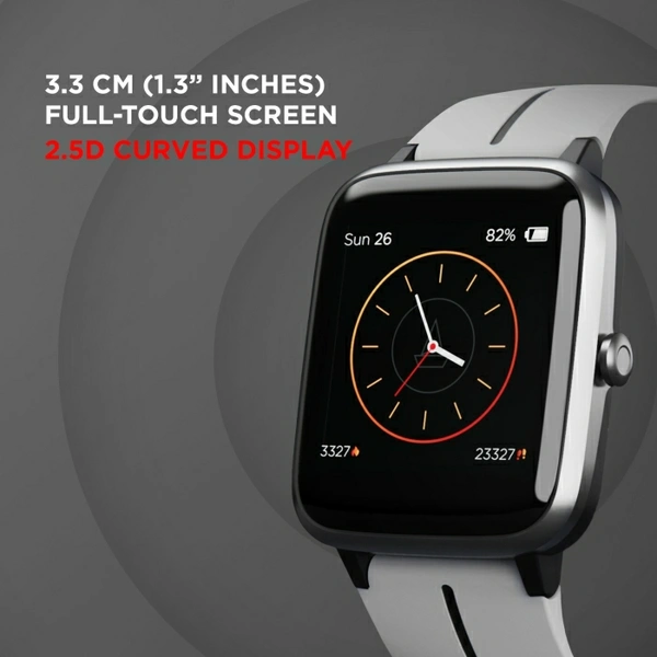 boAt Xplorer Smartwatch ( Grey Strap) - Grey