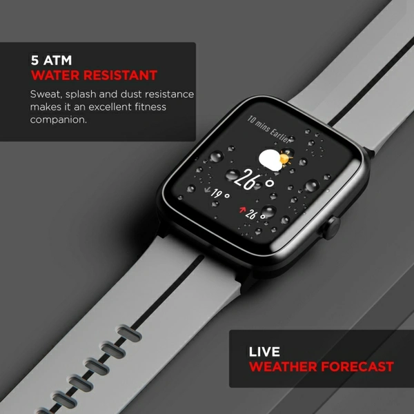 boAt Xplorer Smartwatch ( Grey Strap) - Grey