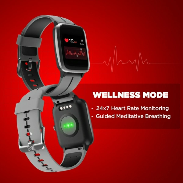 boAt Xplorer Smartwatch ( Grey Strap) - Grey