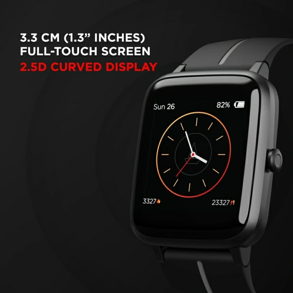 boAt Xplorer Smartwatch ( Black 🖤 Strap) - Black 🖤